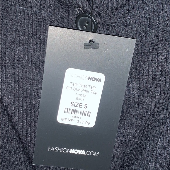 off the shoulder crop top - Picture 2 of 2